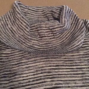 Black / White / Gray cowl neck sweater